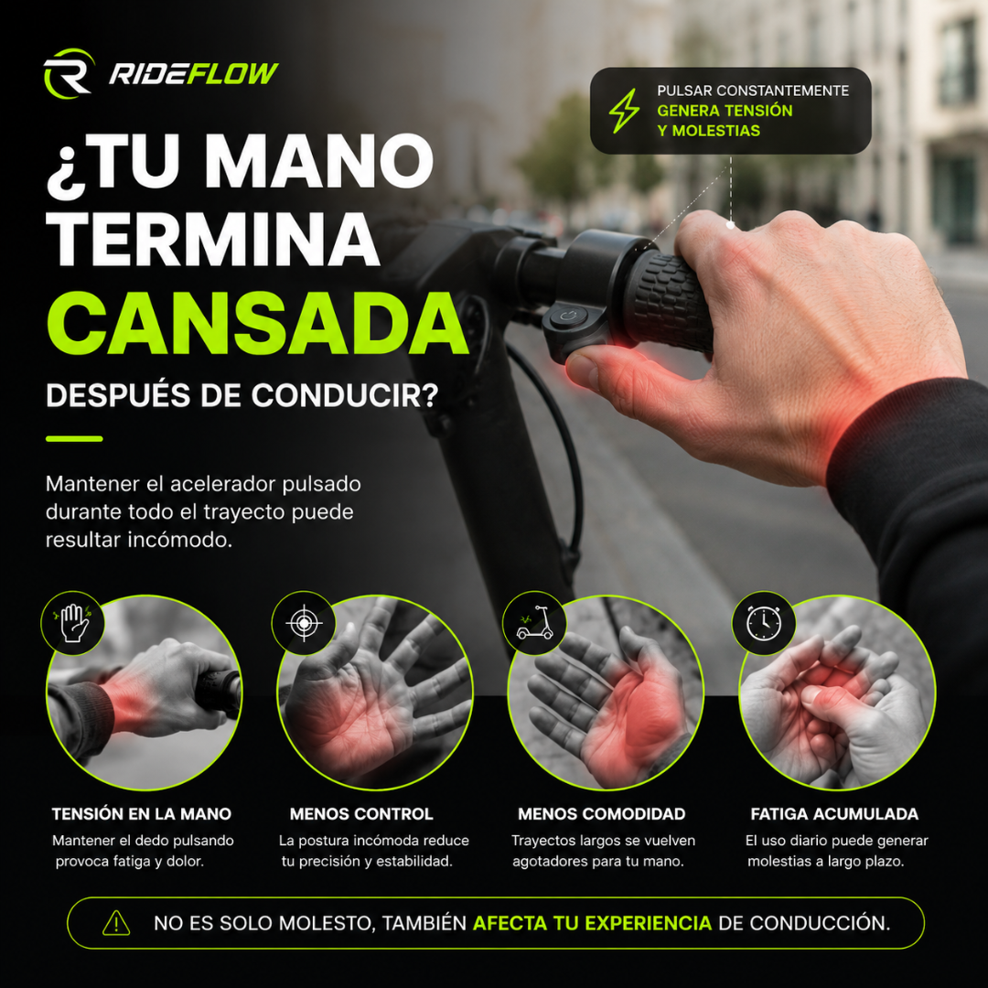 Empuñadura Aceleradora para Patín Eléctrico